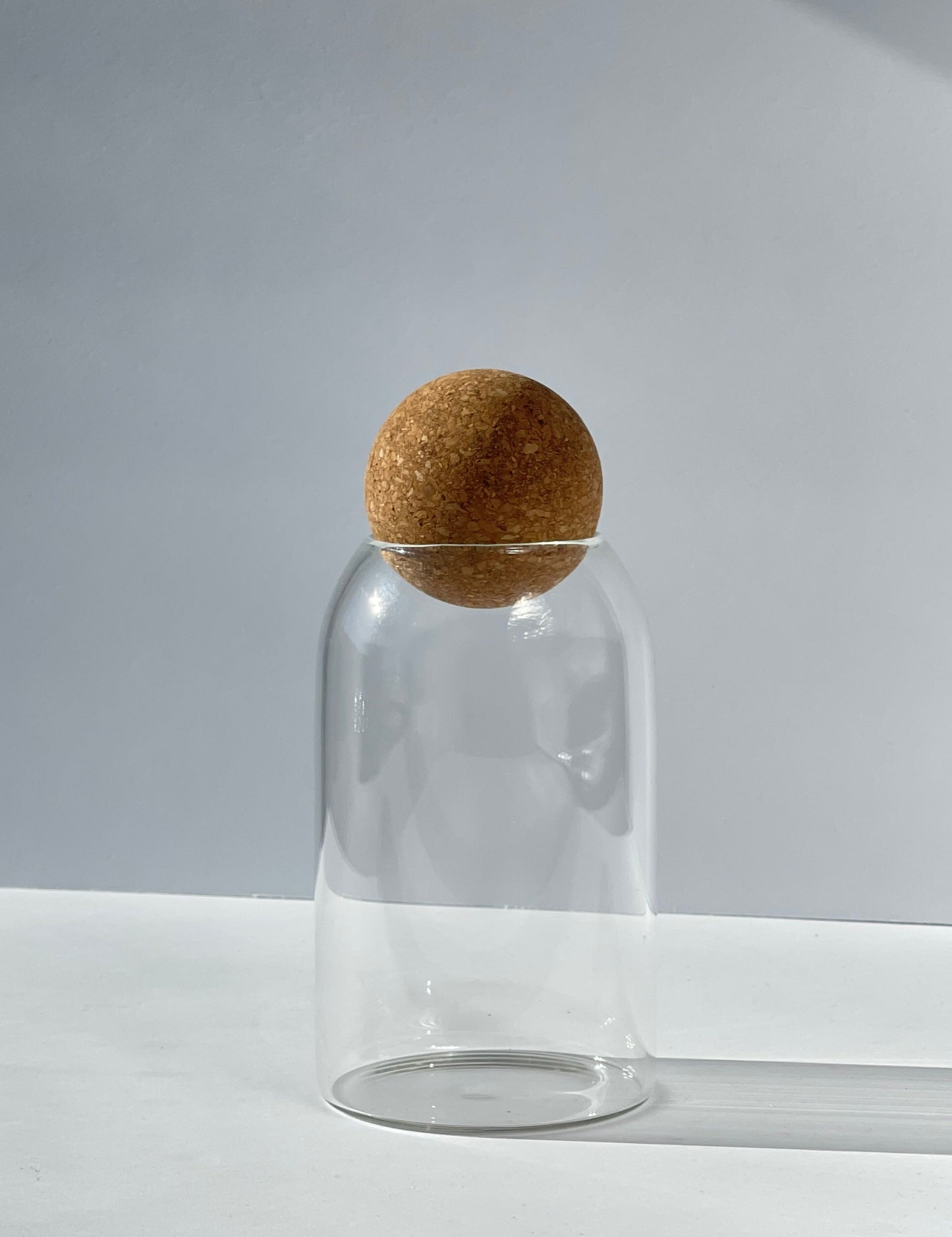 Corkball Lid Glass Storage Jars